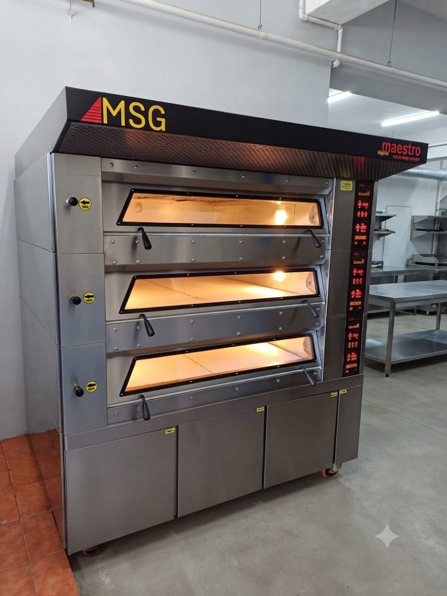 MSG Fırın MSG Fırın 2. El – elektrikli taştaban kara fırın modeli